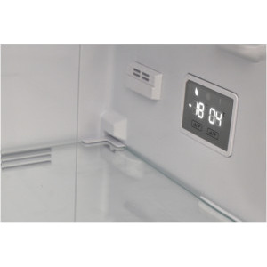 Heinner HCNF-V291BKF+, 294 L, No Frost, MultiCooling, Clasa E, Freezer Shield, Iluminare LED, 186 cm, Negru