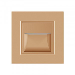 Livolo Lampa de veghe LED cu rama din sticla, Auriu