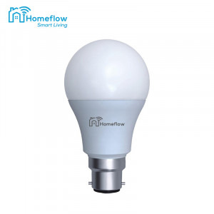 Homeflow Bec inteligent LED Wireless B-5006, B22, 9W(60W), 806lm, RGB, Control de pe telefonul mobil