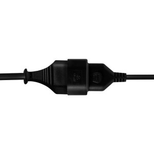 Logilink Europlug Male - Europlug Female, 1m, negru