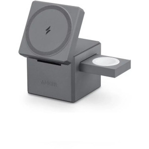 Anker 3-in-1 cube MagSafe, Fast Charging 15W, Black