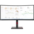 Monitor LED Lenovo ThinkVision T34w-30 Curbat 34 inch UWQHD VA 4 ms 60 Hz USB-C