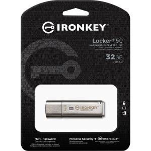 Kingston IronKey Locker+ 50 32GB USB 3.0
