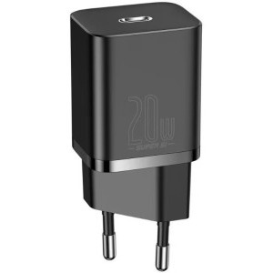 Baseus Super Si TZCCSUP-B01, Quick Charge 20W, Black, cablu USB-C inclus