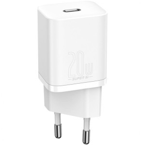 Incarcator retea Baseus CCSUP-B02 Super Si, Quick Charge 20W, White