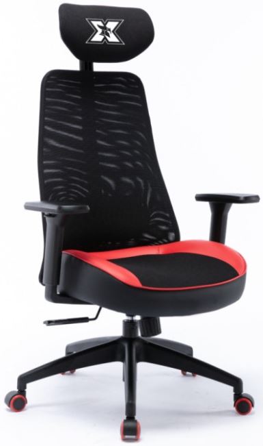 Scaun gaming Serioux Kyrian Negru / Rosu