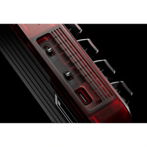 QwertyKey 65 Pro Dracula RGB Red Liniar Prelubrifiat V2 Switch Mecanica