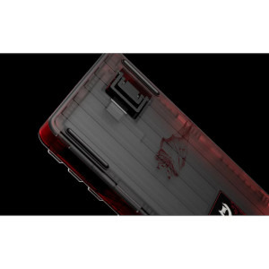 QwertyKey 65 Pro Dracula RGB Red Tactil Prelubrifiat V2 Switch Mecanica