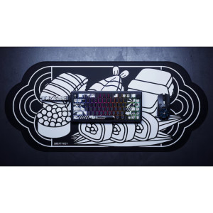 QwertyKey 75 HE Momo Hall Effect RGB Black Magnetic Switch Mecanica