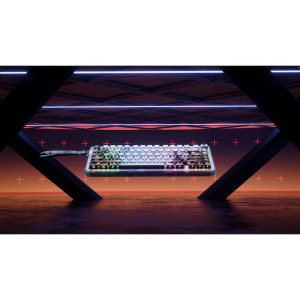 QwertyKey 75 HE Striker Hall Effect RGB White Magnetic Switch Mecanica
