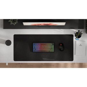 QwertyKey 75 Pro V2 RGB Black Liniar Prelubrifiat V2 Switch Mecanica