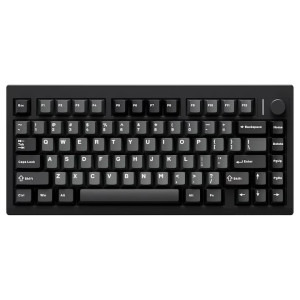 QwertyKey 75 Pro V2 RGB Black Liniar Prelubrifiat V2 Switch Mecanica