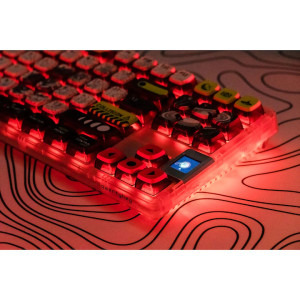 QwertyKey 80 Astro RGB Liniar Prelubrifiat V2 Switch Mecanica