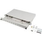 Accesoriu retea Lanberg Patch panel 19 inch 12 Porturi 1U Fiber SC Simplex/LC Duplex, Gri FOP1-12SS-LDS