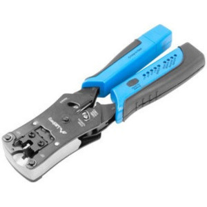 Lanberg Instrument de sertizare RJ45 RJ11 RJ12 + Tester de cablu NT-0203