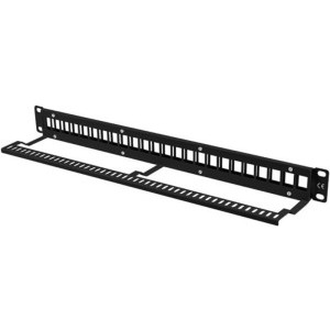 Lanberg Patch panel 19 inch 24 Porturi 1U Blank, Black PPKS-1024-B