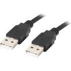 Cablu periferice Lanberg USB tip A 2.0 Male la USB tip A 2.0 Male, 0.5m, Negru