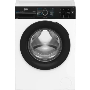 Beko BM3WFSU38215WPBBEE, Slim, 8 kg, 1200 RPM, Clasa A, Smart Inverter, EnergySpin, SteamCure, AquaWave, Alb