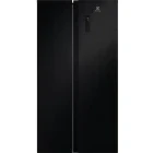 Frigider Side By Side Electrolux EAT6ME53E0, 530 L, Clasa E, No Frost, Cooling 360°, Control electronic, 177 cm, Negru