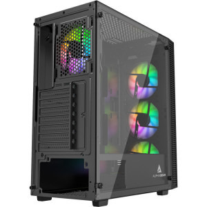 Gaming ZMEU Plus Advanced Edition, AMD Ryzen 5 5500 3.6GHz, 32GB DDR4, 1TB SSD, RTX 5050 8GB GDDR6, Iluminare RGB