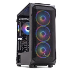 PC Gaming BALAUR Epic Max Esports Edition, Intel i5-14400F 2.5GHz, 16GB DDR4, 500GB SSD, RTX 5070 12GB GDDR7, Iluminare RGB