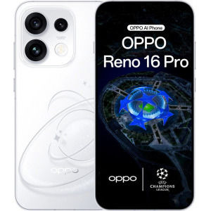 Oppo Reno16 Pro, 512GB, 12GB RAM, Dual SIM, 5G, 4-Camere, Pop White