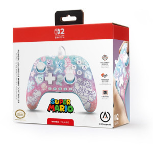 POWERA Advantage Mushroom Kingdom Blue pentru Nintendo Switch 2