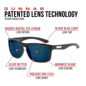 Gunnar Intercept Onyx Blue Light