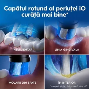 Oral-B Set 2x Periute de dinti electrice iO2 Negru & Verde