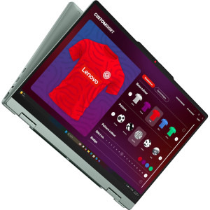 Lenovo 14'' IdeaPad 5 2-in-1 14IPH11, WUXGA OLED Touch, Procesor Intel® Core™ Ultra 7 355 (12M Cache, up to 4.70 GHz), 16GB DDR5, 1TB SSD, Intel Graphics, No OS, Breeze Moss