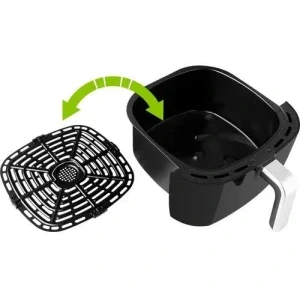 ECG Friteuza cu aer cald AF 6000, 1800W, 6L, Negru