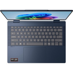 Lenovo 14'' IdeaPad 5 2-in-1 14AHP11, WUXGA IPS Touch, Procesor AMD Ryzen™ 7 250 (16M Cache, up to 5.1 GHz), 16GB DDR5, 1TB SSD, AMD Radeon 780M, No OS, Cosmic Blue