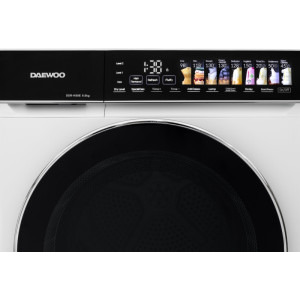 Daewoo DDR-HS9E, Pompa de caldura, 9 kg, Clasa E, Alb