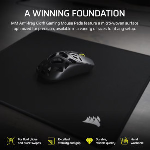Corsair Anti-fray Cloth Large Black