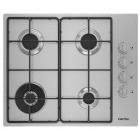 Plita incorporabila Arctic ARGW64123SX, Gaz, 4 arzatoare, Aprindere integrata, Wok, Inox