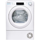 Uscator de rufe Candy CSOE H7A2TE-S, Pompa de caldura, 7 kg, Clasa E, Easy Case, Senzor uscare, Antisifonare, Alb