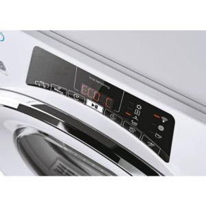 Candy ROE H10A2TCEX-S, Pompa de caldura, 10 kg, Clasa A++, Easy Case, Dry Sensor, Easy Iron, Alb