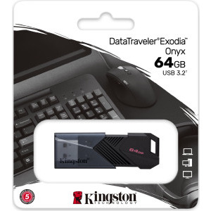 Kingston DataTraveler Exodia Onyx 64GB USB 3.2