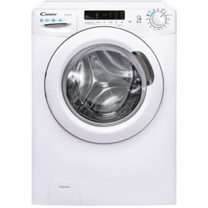 Masina de spalat rufe Candy CS4 1072/1-S, Slim, 7 kg, 1000 RPM, Clasa D, Easy Iron, Kilo Detector, Alb