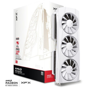 XFX Radeon RX 9070 XT Quicksilver Gaming Edition White 16GB GDDR6 256-bit