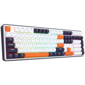 Redragon Wyvern RGB Alb-Portocaliu Switch-uri liniare Mint Mambo Mecanica