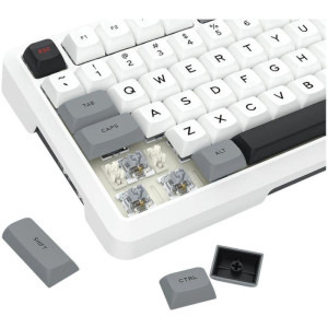 Redragon Bragi Pro Alb-Gri RGB Switch-uri Liniare Redragon Gri Mecanica
