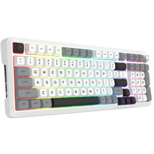 Redragon Bragi Pro Alb-Gri RGB Switch-uri Liniare Redragon Gri Mecanica