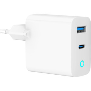 Gembird Universal, 1 x USB-C, 1 x USB-A, 65W White