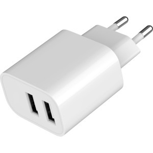 Gembird 2 x USB, 12W, White