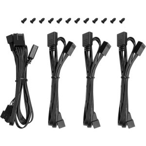 Deepcool FL12 ARGB 120mm Black Three Fan Pack