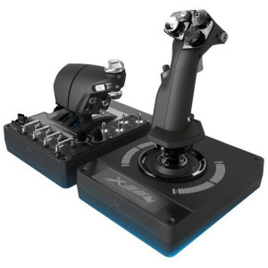 Logitech G X56 Hotas RGB Dual Throttle pentru PC Black