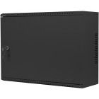Lanberg WAF1-5203-04-00B 4U+3U, Wall mount, 200 mm, Metal door, Negru