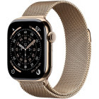 SmartWatch Apple Watch Series 11, Cellular, GPS, 42mm Carcasa Gold Titaniumm, Gold Milanese Loop