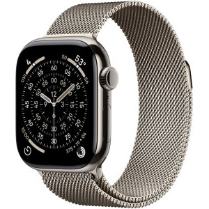 SmartWatch Apple Watch Series 11, Cellular, GPS, 46mm Carcasa Natural Titanium, Natural Milanese Loop - S/M
